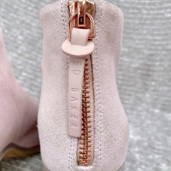 Ted Baker Women's Azaila Boot Mink Pink 7.5 Easter Spring Soft Comfortable - Picture 5 of 9